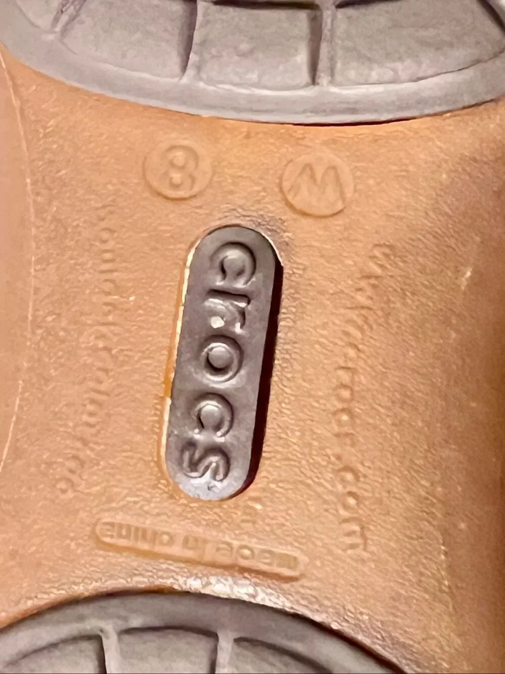 CROCS Women's Carlie Flat Size 8  Rubber Jelly Open Toe Slip On Shoe